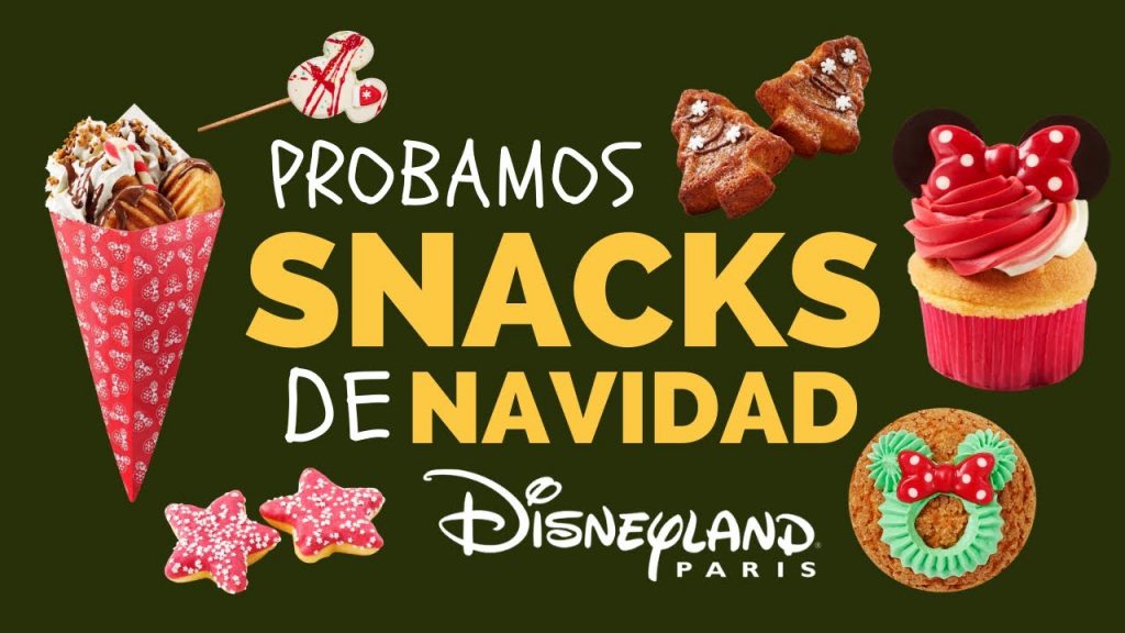 navidad comida snacks disneyland paris