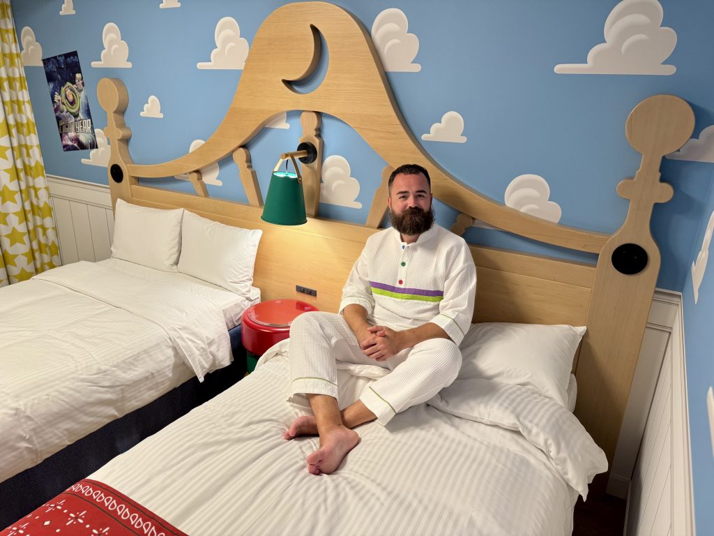 Habitación andy en el hotel toy story de tokyo disney