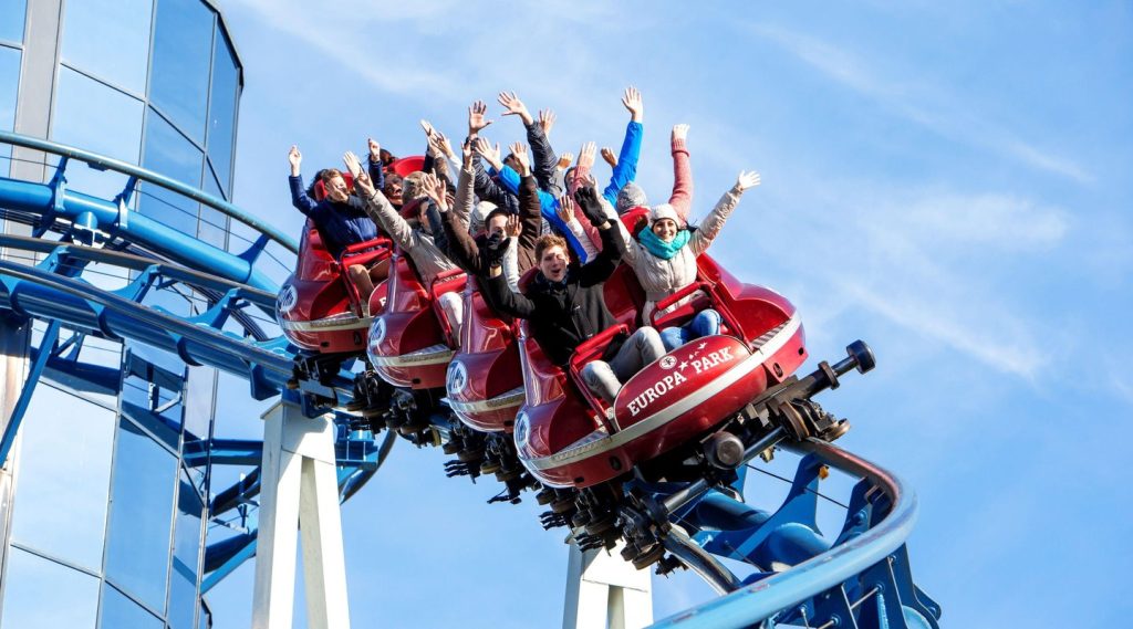 Euro-Mir, montaña rusa giratoria de Europa-Park en la zona de Rusia